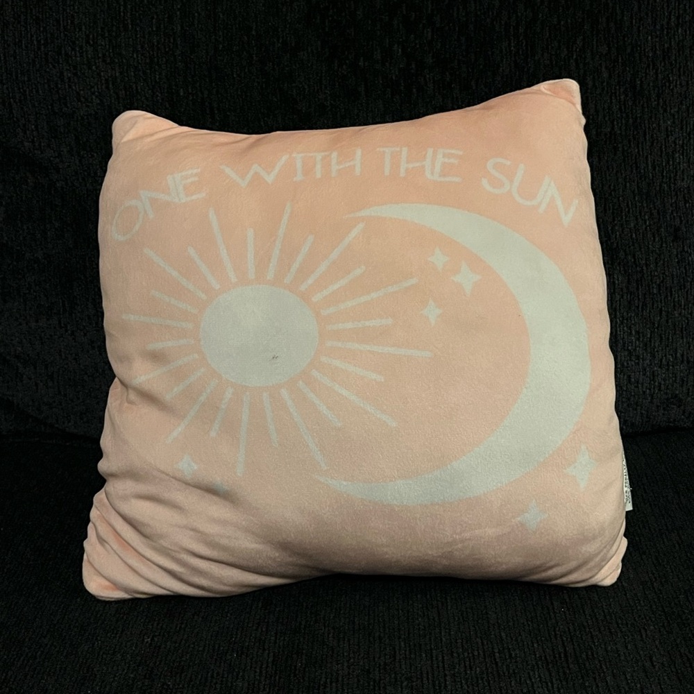 One With The Sun pillow